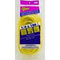Cordage Source 361YP ROPE 1/4X100 YELLOW TWIST POLY 0361YP